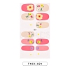 Full Cover Strawberry Flower Nail Stickers MRMJ-T100-021-2