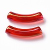 UV Plating Transparent Rainbow Iridescent Acrylic Beads X-OACR-A016-01J-2