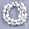 Natural Howlite Beads Strands G-T105-30-2