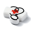 Medical Treatment Theme Stethoscope Silicone Beads SIL-G010-02B-2