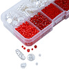 DIY 10 Style ABS & Acrylic Beads Jewelry Making Finding Kit DIY-N0012-05G-2