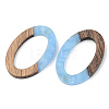 Resin & Walnut Wood Pendants RESI-S389-022A-3