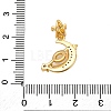 Brass Resin Pendants KK-V009-07G-3