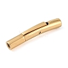 Column 304 Stainless Steel Bayonet Necklace Clasps STAS-O035-05G-2