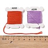 72 Cards 72 Colors 6-Ply Polyester Embroidery Floss OCOR-K006-C06-3