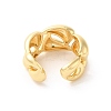 Brass Open Cuff Rings RJEW-P098-08G-3