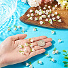 60Pcs 3 Styles ABS Plastic Imitation Pearl & Acrylic Pendants PALLOY-TAC0280-6