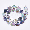 AB Color Freshwater Shell Beads Strands SHEL-S274-38-2