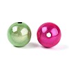 Spray Painted Acrylic Beads MACR-Q154-14mm-01M-01-2