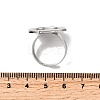 304 Stainless Steel Cuff Ring Components STAS-P403-05P-3