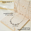 Women's 304 Stainless Steel Necklaces WGA6AE1-02-1