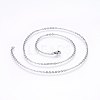 Non-Tarnish 304 Stainless Steel Cable Chains Necklaces NJEW-F226-04P-02-1