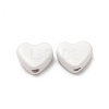 Heart Spray Painted Alloy Beads FIND-G053-01O-3