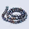 Natural Cultured Freshwater Pearl Beads Strands PEAR-K004-10C-2