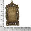 Vintage Tibetan Style Alloy Large Pendant Cabochon Bezel Settings X-TIBEP-M018-129AB-NF-4