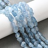 Natural Aquamarine Beads Strands G-D0004-A02-04A-5