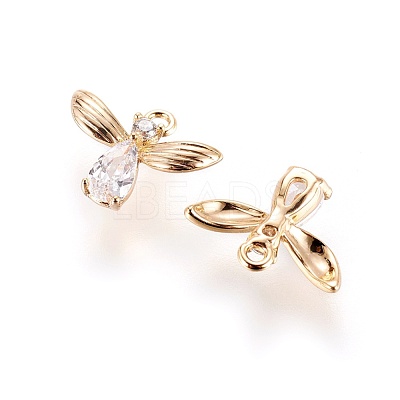Brass Charms KK-I649-35G-NF-1