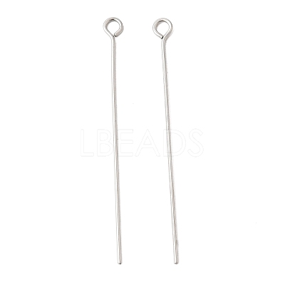 Non-Tarnish 304 Stainless Steel Eye Pin X-STAS-R045-45mm-1