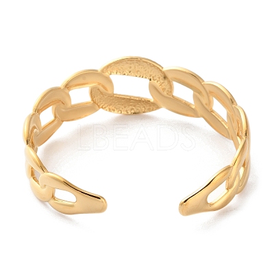 304 Stainless Steel Cuff Bangles for Women BJEW-K263-05G-15-1