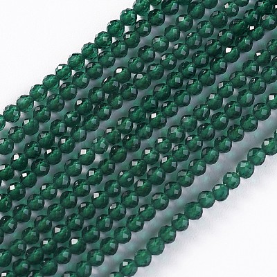 Glass Beads Strands EGLA-E057-02B-18-1