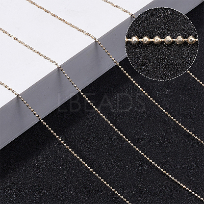 10 Yards Brass Faceted Ball Chains CHC-SP0001-05G-1