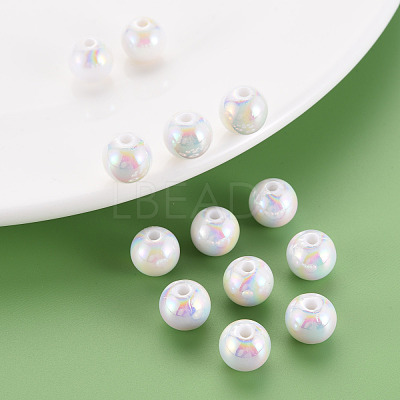 Opaque Acrylic Beads MACR-S370-D10mm-01-1