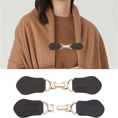 6 Sets Imitation Leather Toggle Buckle AJEW-FG0001-56-1