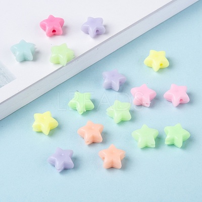 Opaque Acrylic Beads MACR-S296-74-1