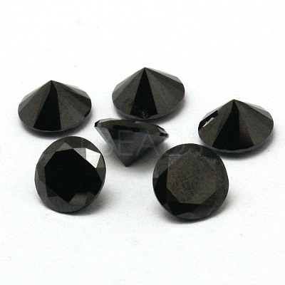 Diamond Shape Grade A Cubic Zirconia Cabochons ZIRC-M002-7mm-008-1