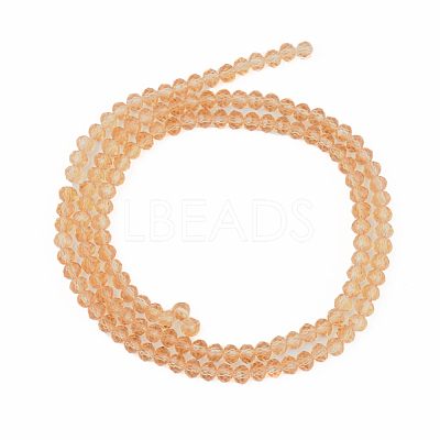 Glass Beads Strands EGLA-A034-T4mm-D23-1