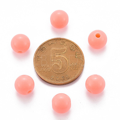 Opaque Acrylic Beads LS-MACR-S370-C8mm-SS2109-1