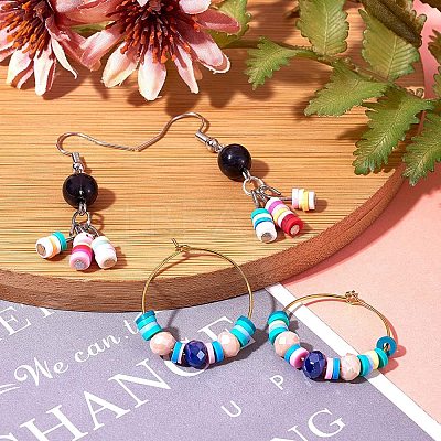 Handmade Polymer Clay Beads CLAY-R067-5.0mm-42-1