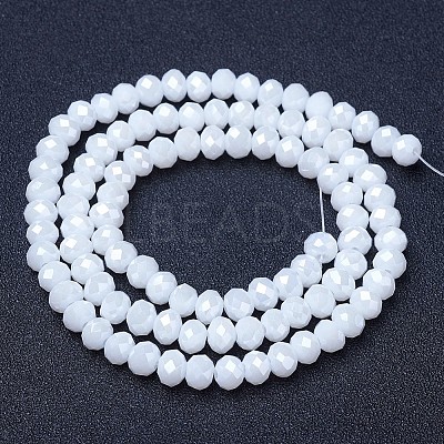 Electroplate Glass Beads Strands EGLA-A044-P3mm-B01-1