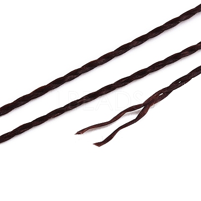2-Ply Round Waxed Cotton Thread Cords YC-T004-01A-07-1