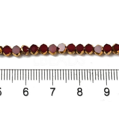 Electroplate Glass Beads Strands EGLA-P061-01A-02-1