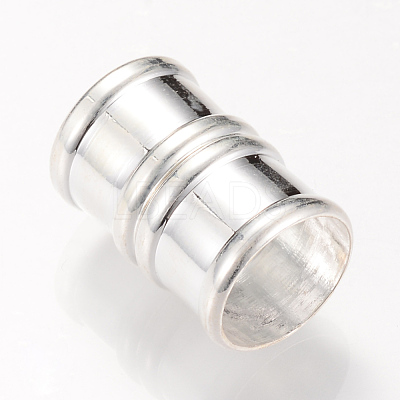 Brass Magnetic Clasps with Glue-in Ends KK-R052-22S-1