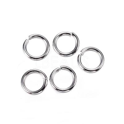 Tarnish Resistant 304 Stainless Steel Open Jump Rings STAS-D448-098P-6mm-1