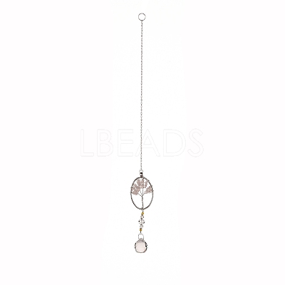 Teardrop Acrylic Beads Big Pendant Decorations LS-HJEW-D029-01P-C-1