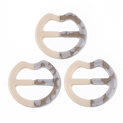 Acrylic Slide Buckles OACR-T020-033A-1
