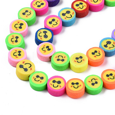 Handmade Polymer Clay Beads Strands CLAY-T020-05-1