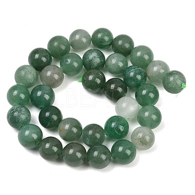 Natural Green Aventurine Beads Strands G-Q462-12mm-20-1