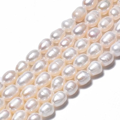 Natural Cultured Freshwater Pearl Beads Strands PEAR-N012-07B-1