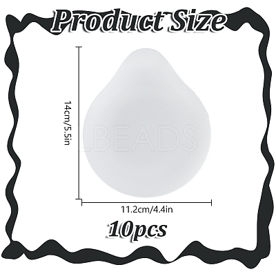 Disposable Plastic Plate AJEW-WH0314-612B-1