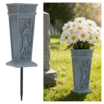 Resin Vase DIY-WH0671-370-1