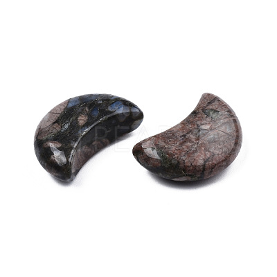 Moon Shape Natural Lepidolite Healing Crystal Pocket Palm Stones G-T132-001Q-1