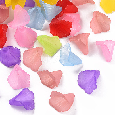 Transparent Acrylic Bead Caps PL551M-1