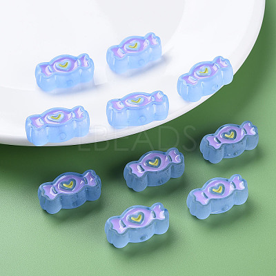 Transparent Acrylic Beads LS-MACR-S374-05B-04-1