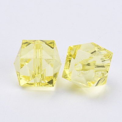Transparent Acrylic Beads TACR-Q259-10mm-V21-1