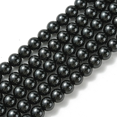 Eco-Friendly Dyed Glass Pearl Round Beads Strands HY-A002-8mm-RB080-1