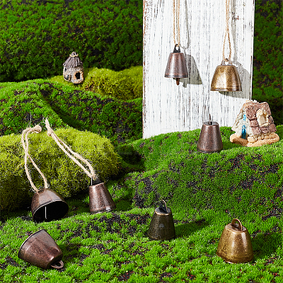 DIY Bell Pendant Decoration Making Kit DIY-GA0005-18-1